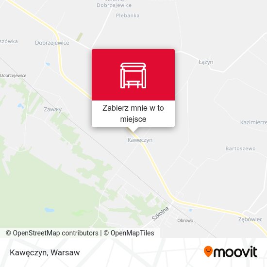 Mapa Kawęczyn