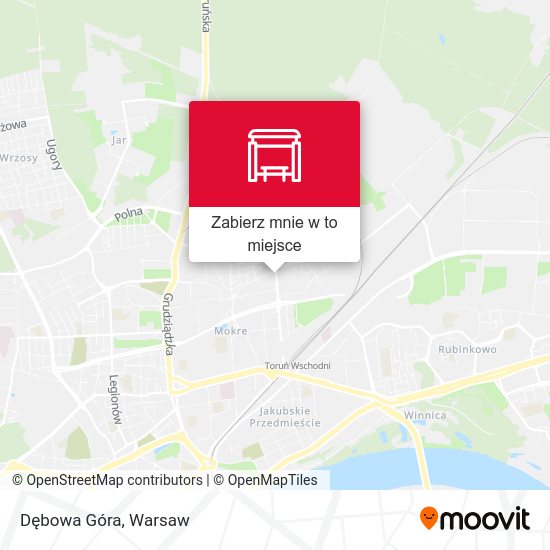 Mapa Dębowa Góra