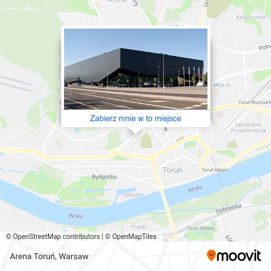 Mapa Arena Toruń