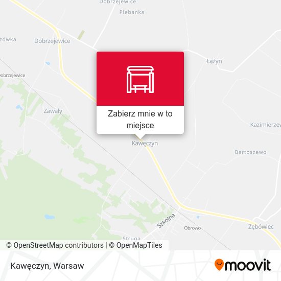 Mapa Kawęczyn