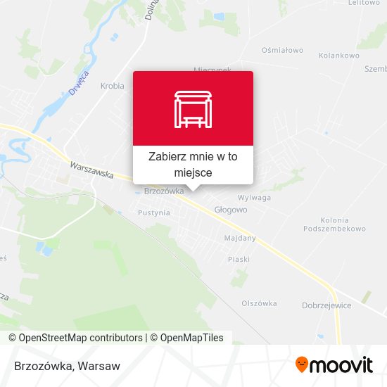 Mapa Brzozówka