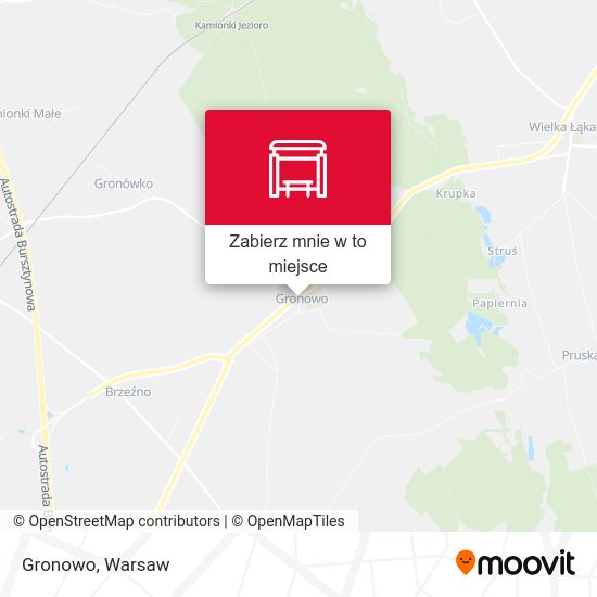 Mapa Gronowo