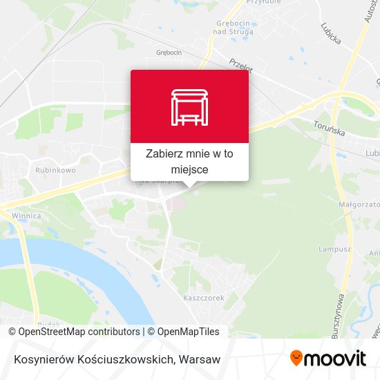 Mapa Kosynierów Kościuszkowskich