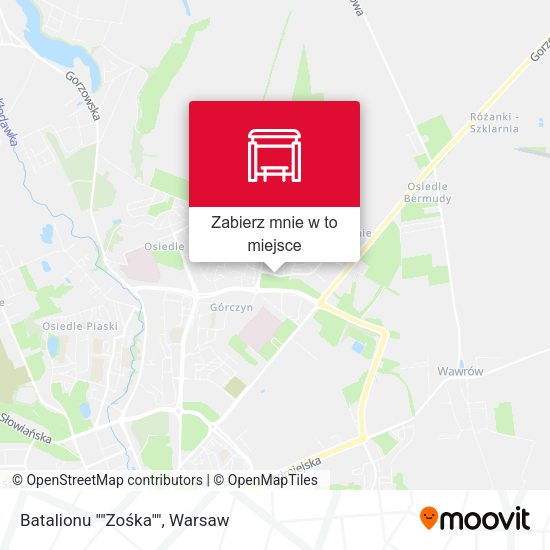 Mapa Batalionu ""Zośka""