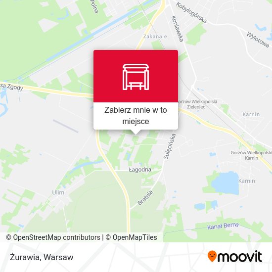 Mapa Żurawia