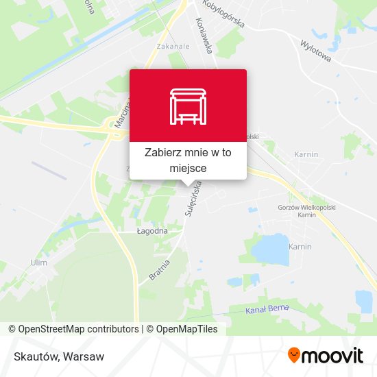 Mapa Skautów