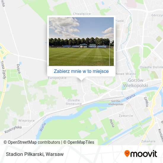 Mapa Stadion Piłkarski