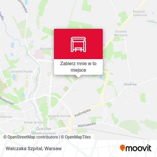 Mapa Walczaka Szpital