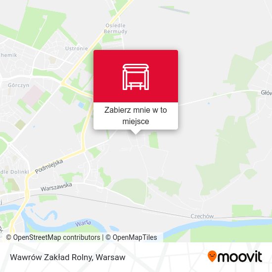 Mapa Wawrów Zakład Rolny