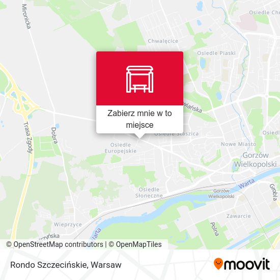 Mapa Rondo Szczecińskie