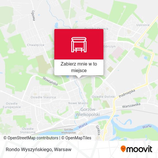 Mapa Rondo Wyszyńskiego