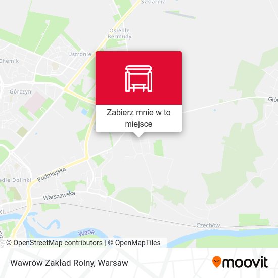 Mapa Wawrów Zakład Rolny