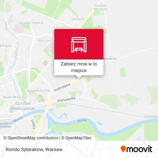 Mapa Rondo Sybiraków