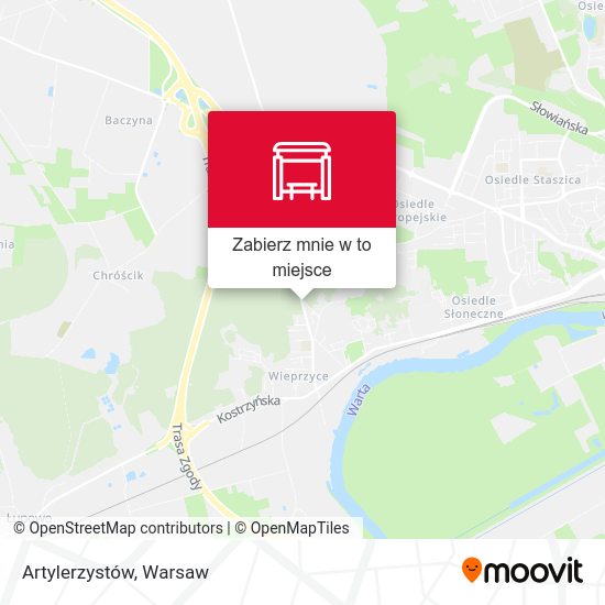 Mapa Artylerzystów