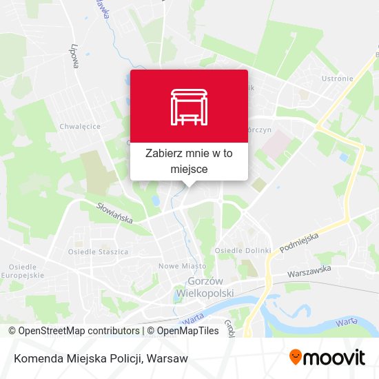 Mapa Komenda Miejska Policji