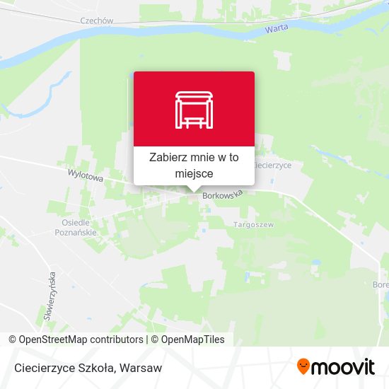 Mapa Ciecierzyce Szkoła