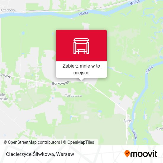 Mapa Ciecierzyce Śliwkowa