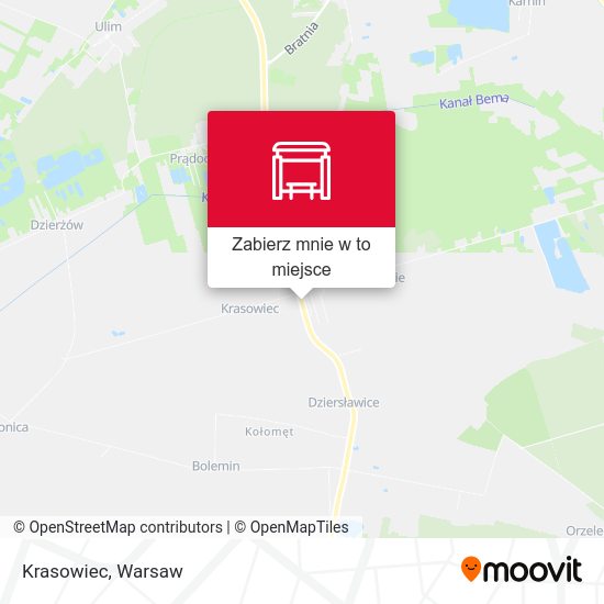 Mapa Krasowiec