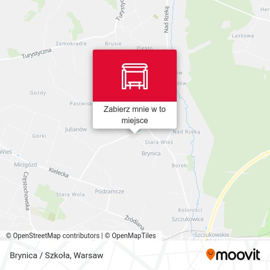 Mapa Brynica / Szkoła