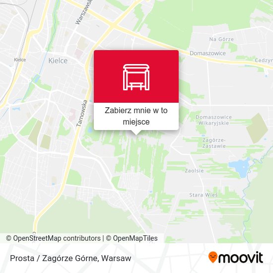 Mapa Prosta / Zagórze Górne