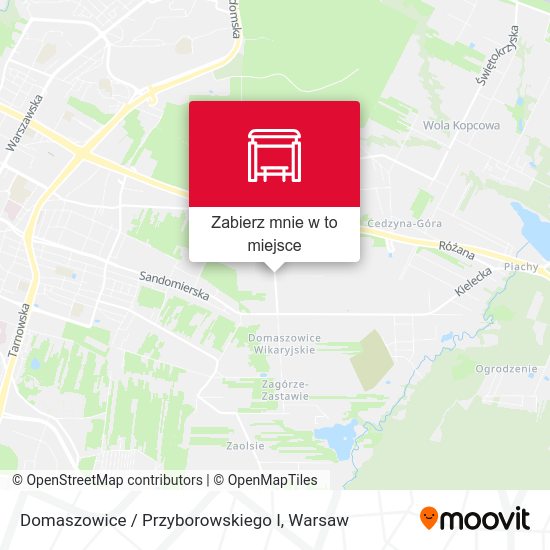 Mapa Domaszowice / Przyborowskiego I