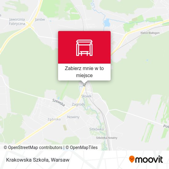 Mapa Krakowska Szkoła