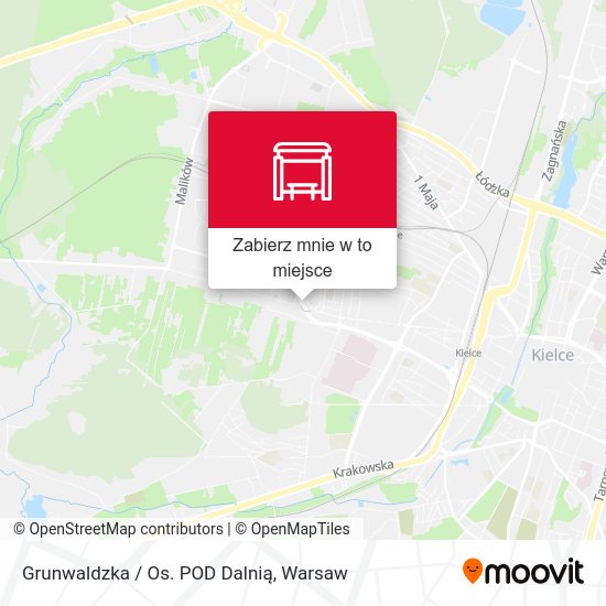 Mapa Grunwaldzka / Os. POD Dalnią