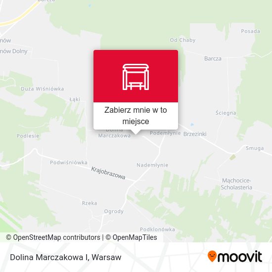 Mapa Dolina Marczakowa I