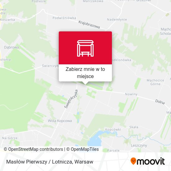 Mapa Masłów Pierwszy / Lotnicza