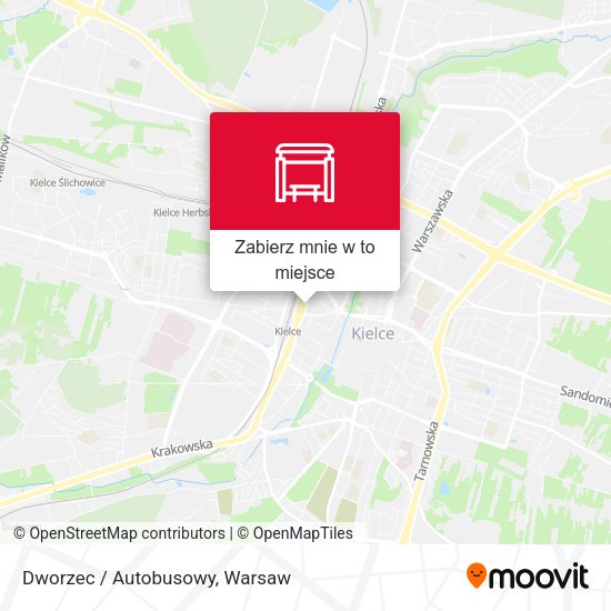 Mapa Dworzec / Autobusowy