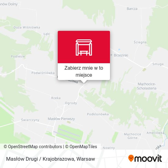 Mapa Masłów Drugi / Krajobrazowa