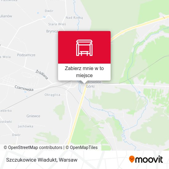 Mapa Szczukowice Wiadukt