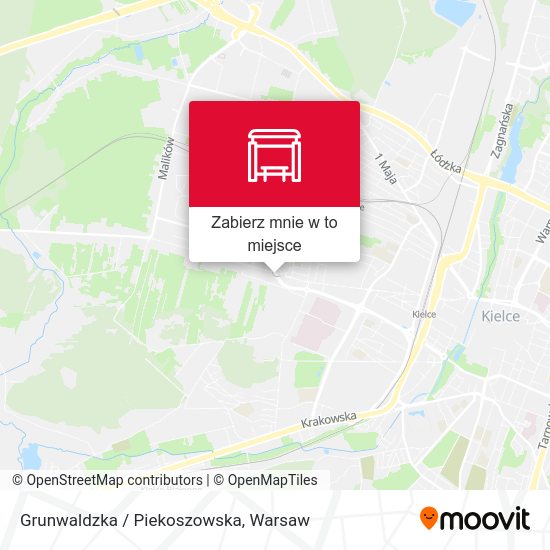 Mapa Grunwaldzka / Piekoszowska