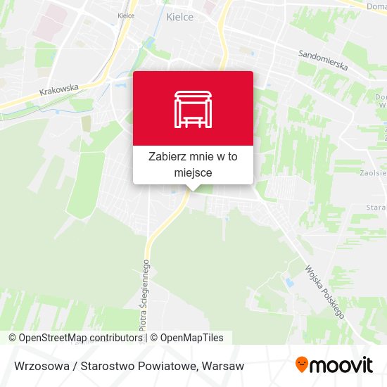 Mapa Wrzosowa / Starostwo Powiatowe