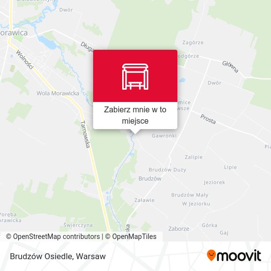 Mapa Brudzów Osiedle