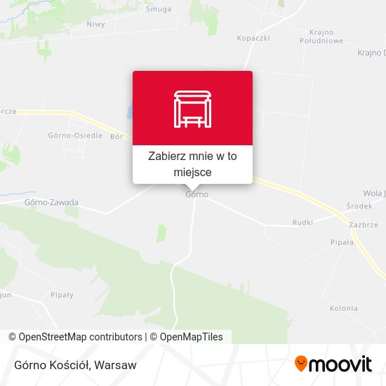 Mapa Górno Kościół