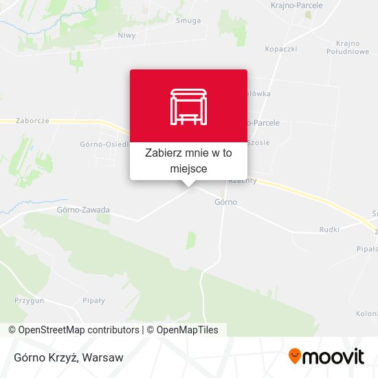 Mapa Górno Krzyż