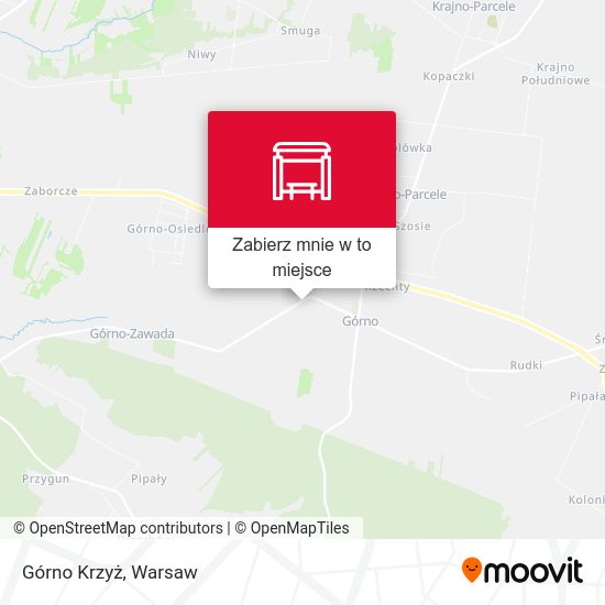 Mapa Górno Krzyż