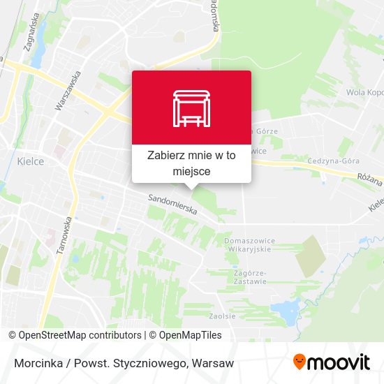 Mapa Morcinka / Powst. Styczniowego