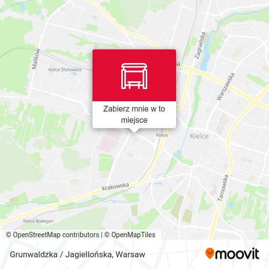 Mapa Grunwaldzka / Jagiellońska