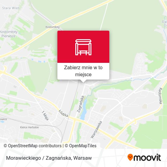 Mapa Morawieckiego / Zagnańska