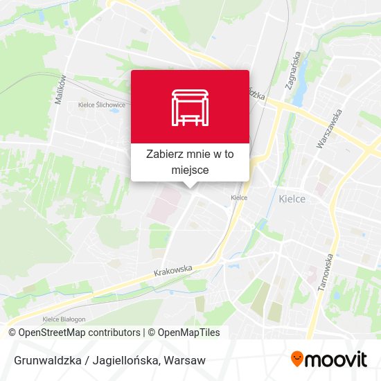 Mapa Grunwaldzka / Jagiellońska