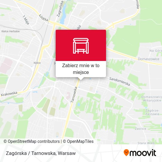 Mapa Zagórska / Tarnowska