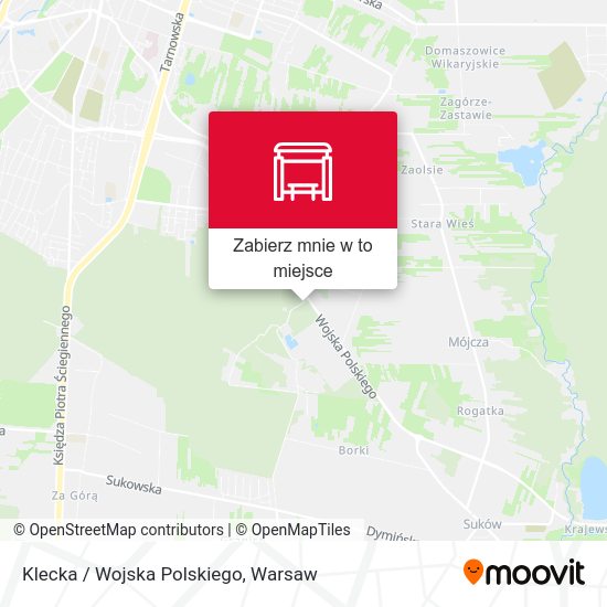 Mapa Klecka / Wojska Polskiego