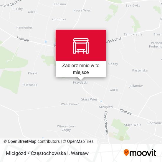 Mapa Micigózd / Częstochowska I