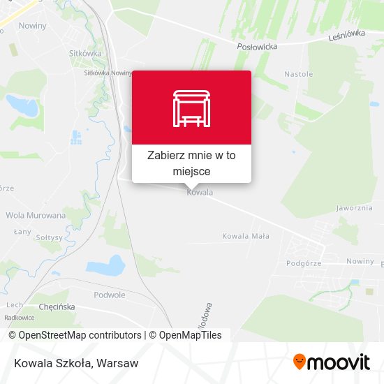 Mapa Kowala Szkoła