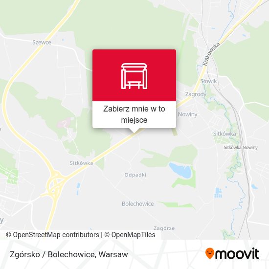 Mapa Zgórsko / Bolechowice