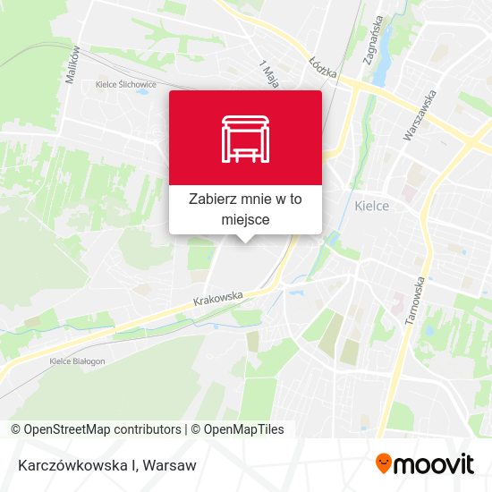 Mapa Karczówkowska I