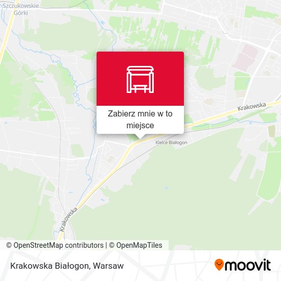 Mapa Krakowska Białogon