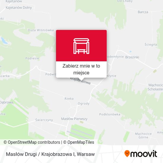 Mapa Masłów Drugi / Krajobrazowa I